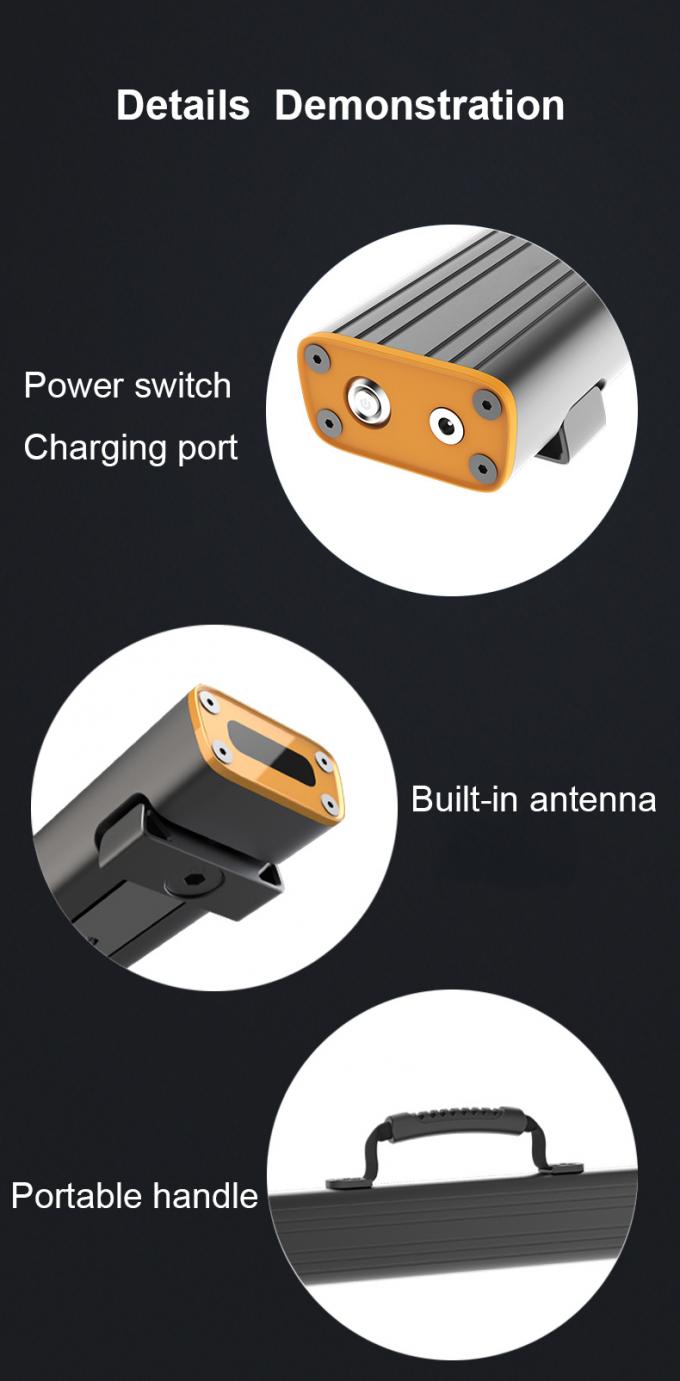 Handige vierkant Bluetooth draagbare balk weegbalken met ingebouwde batterij 3.7V 9000mAh 1
