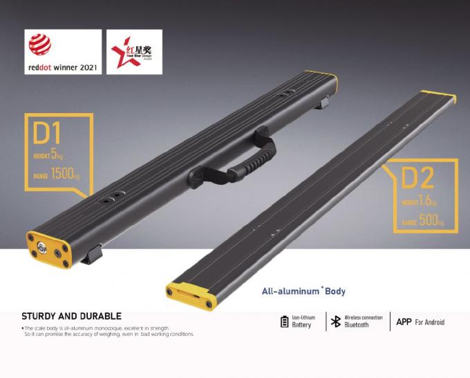 CE-gecertificeerde digitale palletstraal 1500 kg 1