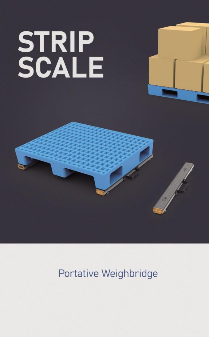 Weegschaal voor palletbalken 500 kg Draagbare aluminium elektronische palletwegen 2
