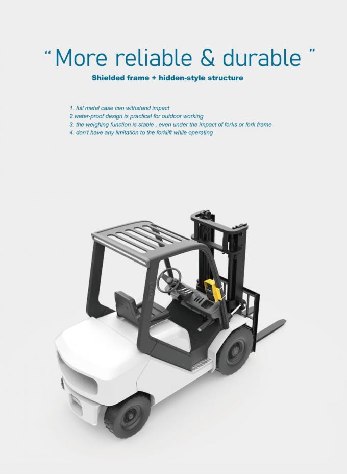 Draadloze digitale vorkhefwegen 5 ton industrieel wegen Bewegingswegen voor vorkheftrucks 5