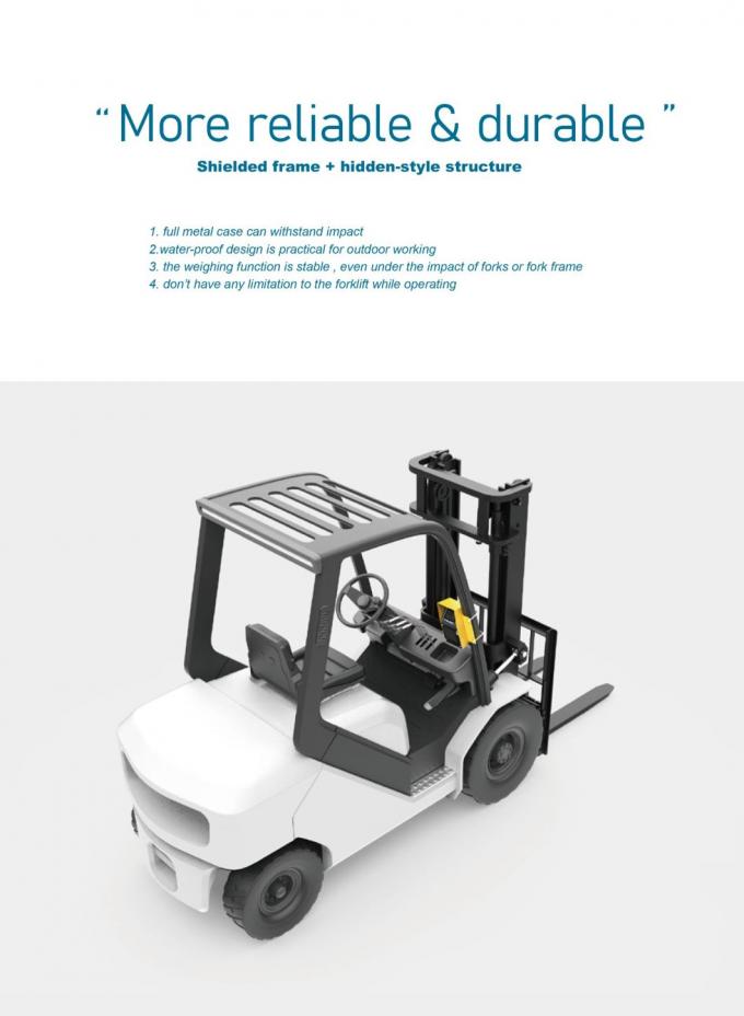Professionele digitale vorkhefbalans 5000kg Balance Industrieel vrachtwagen Gebruik van vorkhef gewichtsindicator 6