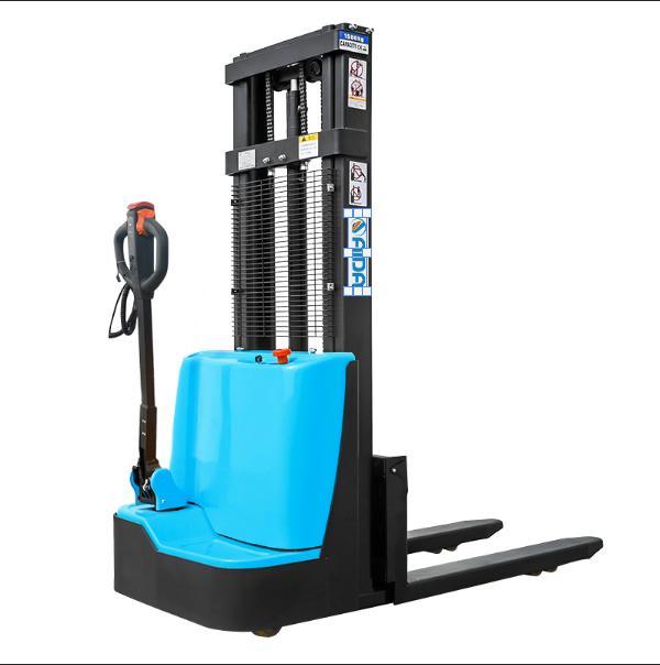 Voetganger Elektrische stapelbus Vorklift 1200kg Capaciteit DC Motor overspanningsmotor vorklift stapeler 0