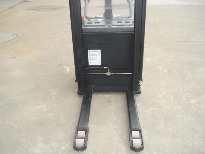 Aangedreven Walkie Stacker Palet Jack Truck 3000 lbs Capaciteit Stand op elektrische hydraulische vorkheftruck 4