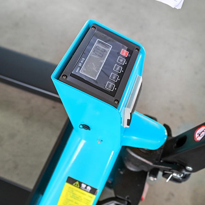 Handmatige pallettruck met printer en digitale palletschaal 3