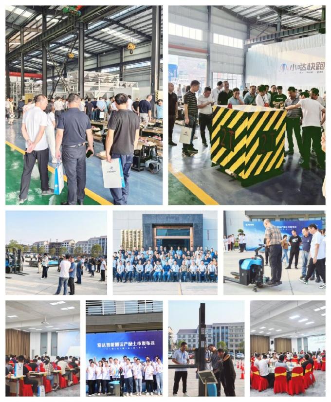 Handmatige pallettruck met printer en digitale palletschaal 11