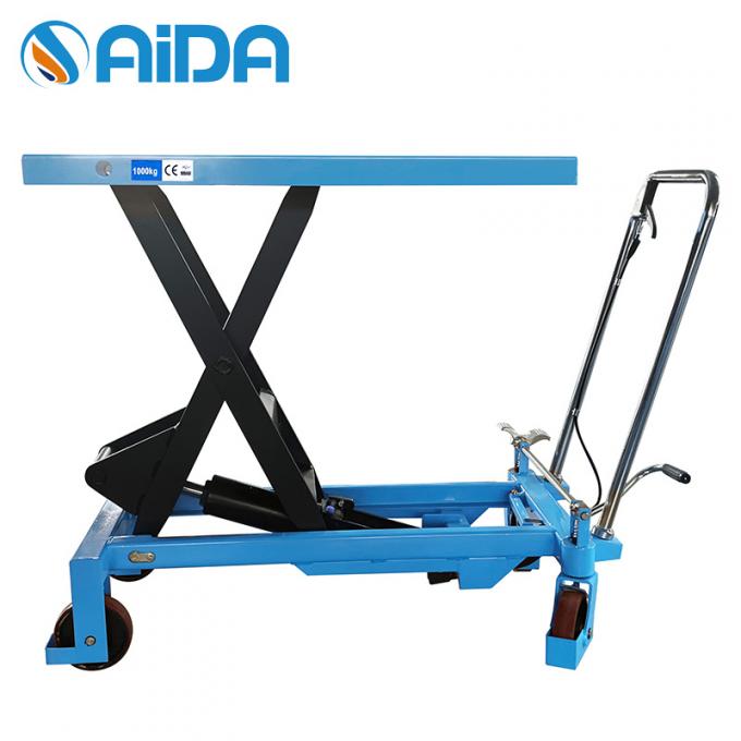 Hand Scheren Lift Tafel Trolley, 150kg Palet Hydraulische Lift Tafel Hydraulische schaar Lift platform 1