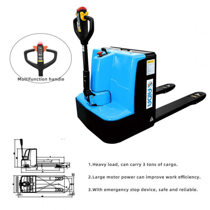 Industriële gemotoriseerde palletjack 0