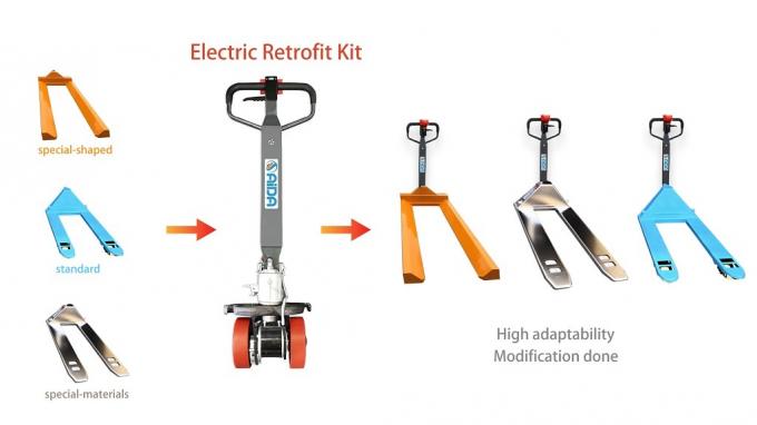 Power Handle Module Kit voor het updaten van gebruikte handpallettruck naar elektrische power pallet jack 4