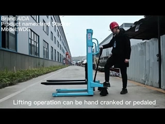 de stapelaar van de handpallet