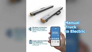 Upgrade van elektrisch palletwagenhandvat 2 ton belasting